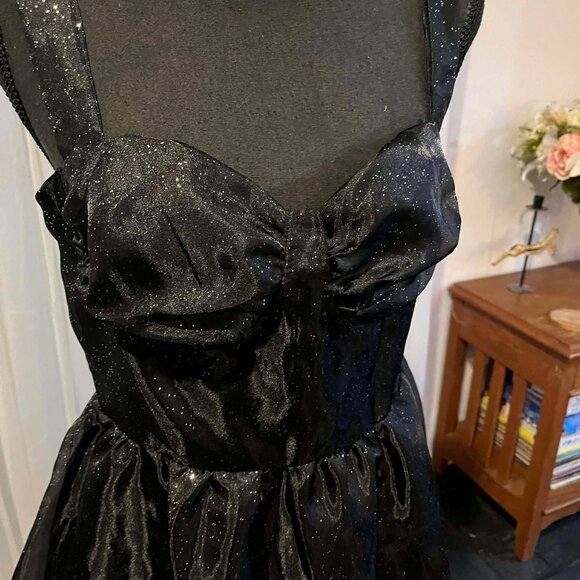 Sparkly Black Dress - Picture 2 of 4